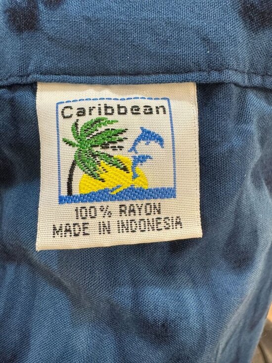 Caribbean Brand Print Beach Wrap Skirt Sarong - Picture 4 of 8